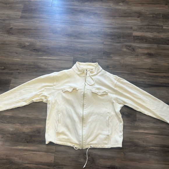 💗Butter Yellow Zip-Up Hoodie - Picture 1 of 4
